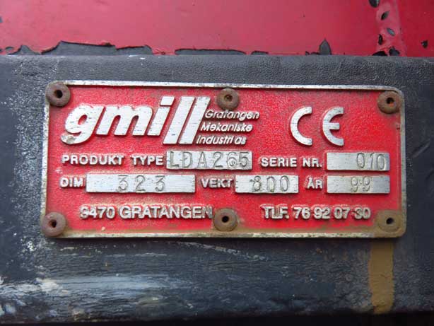 Maszyny używane - Gmill LDA265 010-3 